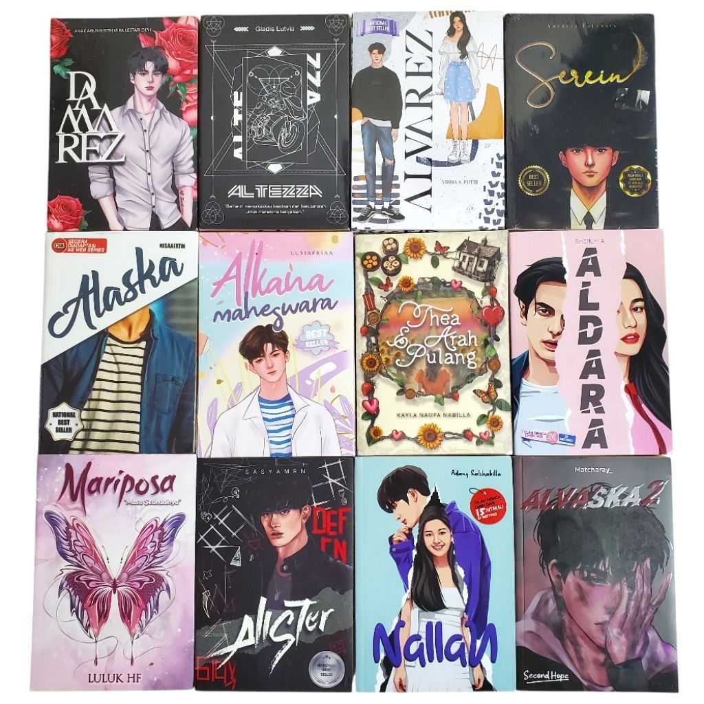 ANEKA NOVEL WATTPAD BESTSELLER #3- ALASKA / REVANO / RENDEZVOUS / NALLAN / ALISTER / NOVEL ROMANSA