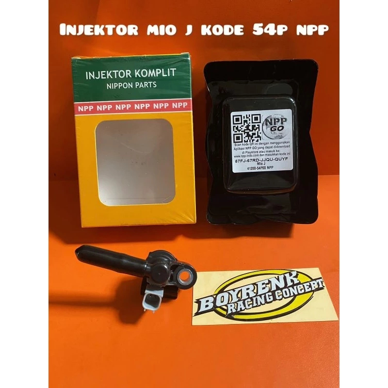INJECTOR INJEKTOR MIO J 2012|SOUL GT|X RIDE 2013 KODE 54P NPP-BOYRENK RACING
