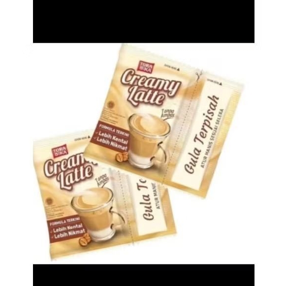 

kopi creamy latte 1renceng isi 10pcs