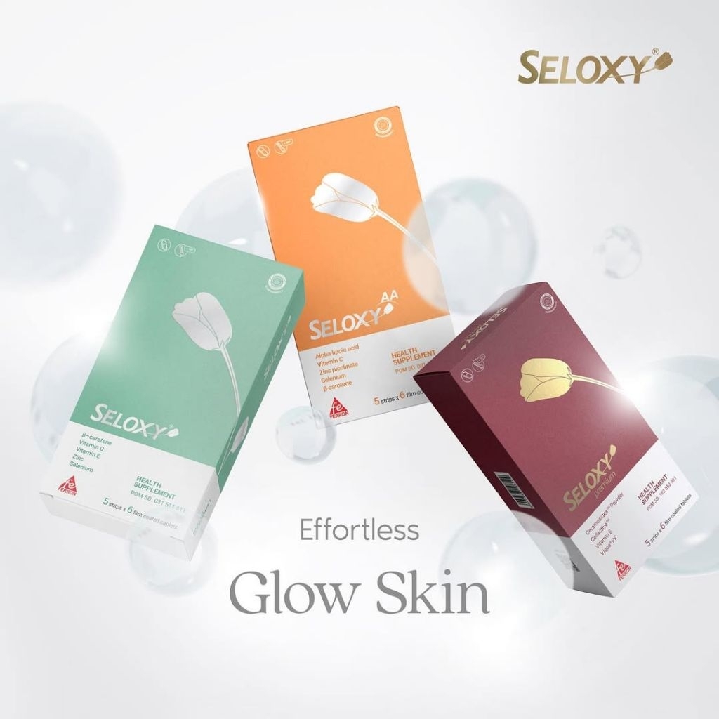 Seloxy AA - Suplemen Kulit berjerawat - membantu mengurangi jerawat BPOM