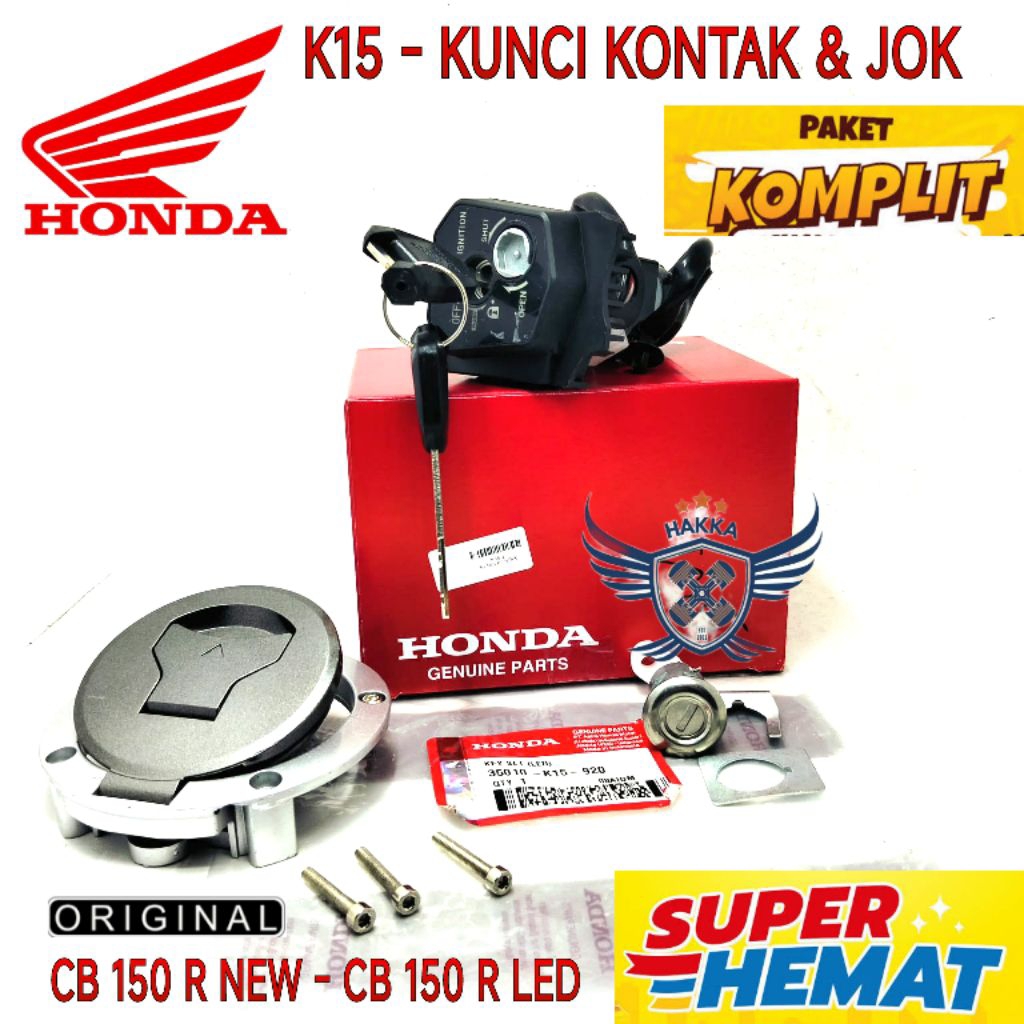 K15 ORIGINAL KUNCI KONTAK HONDA CB 150R NEW, KUNCI KONTAK HONDA CB 150R LED, KUNCI KONTAK CB150R NEW