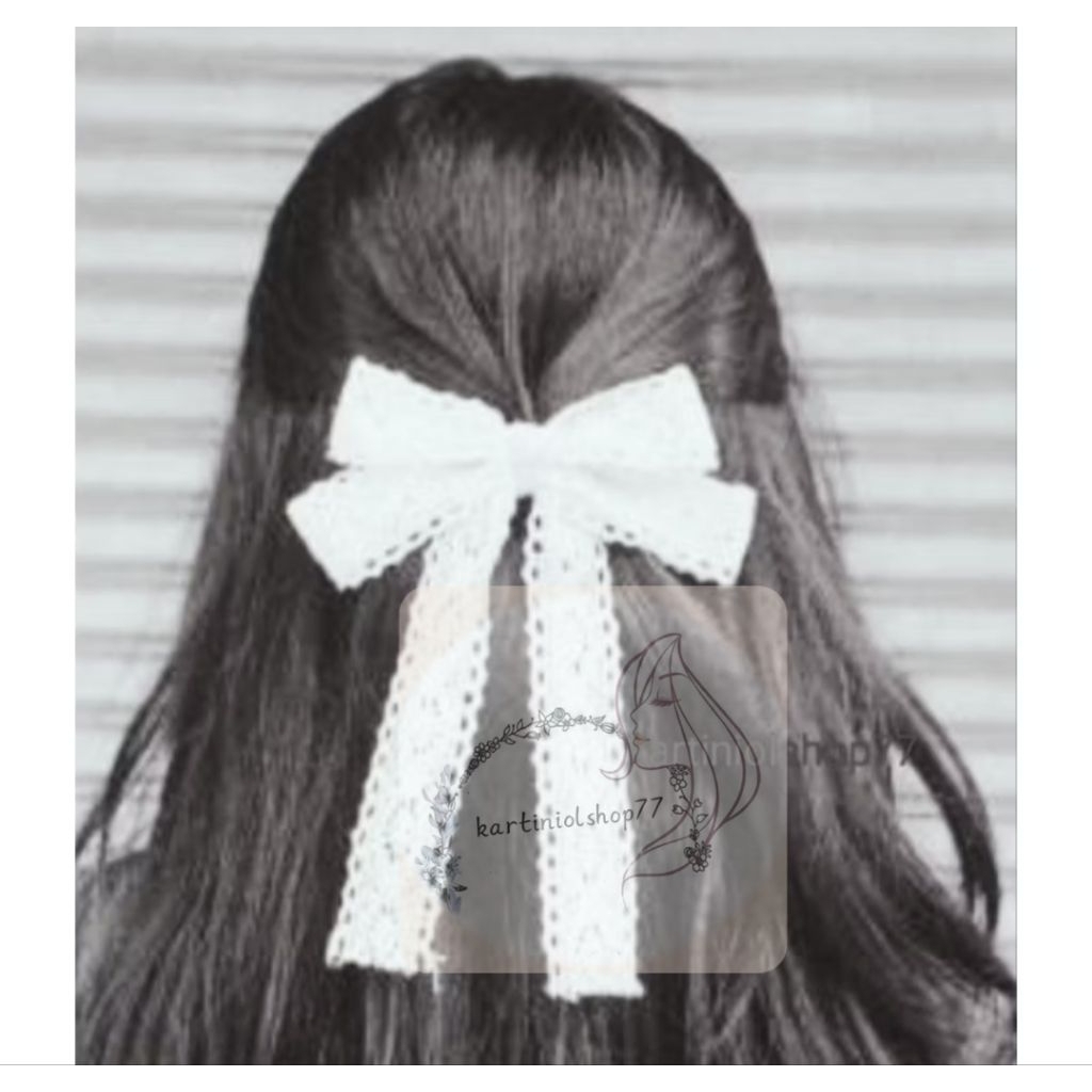 Pita Rambut Renda Kazumi / Pita Hijab Renda Kazumi