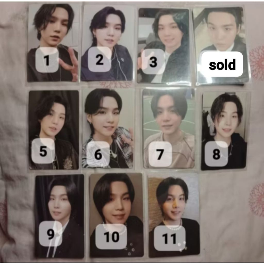 SUGA PHOTOCARD D'DAY THE ORIGINAL