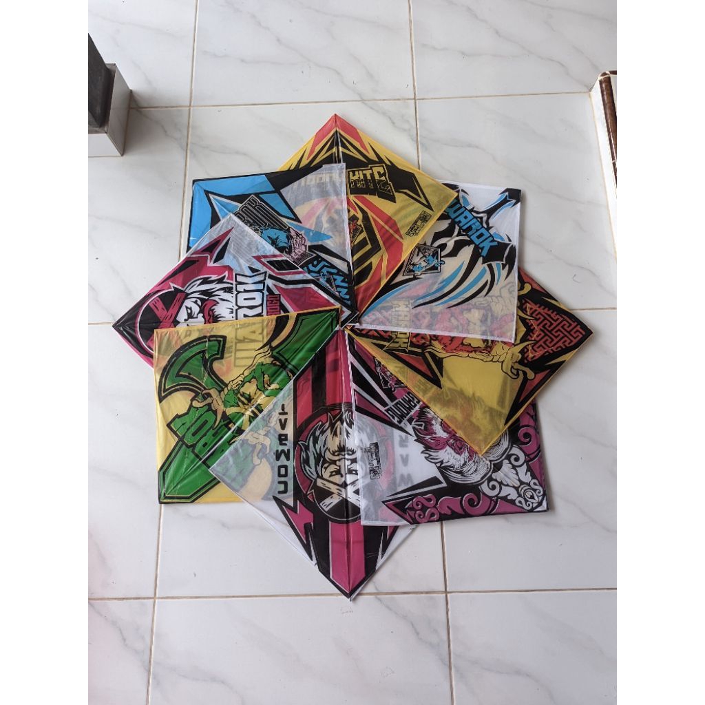 Layangan Super Apus Sukhoi 100 Pcs + 5 Pcs Bonus by Warok Kite