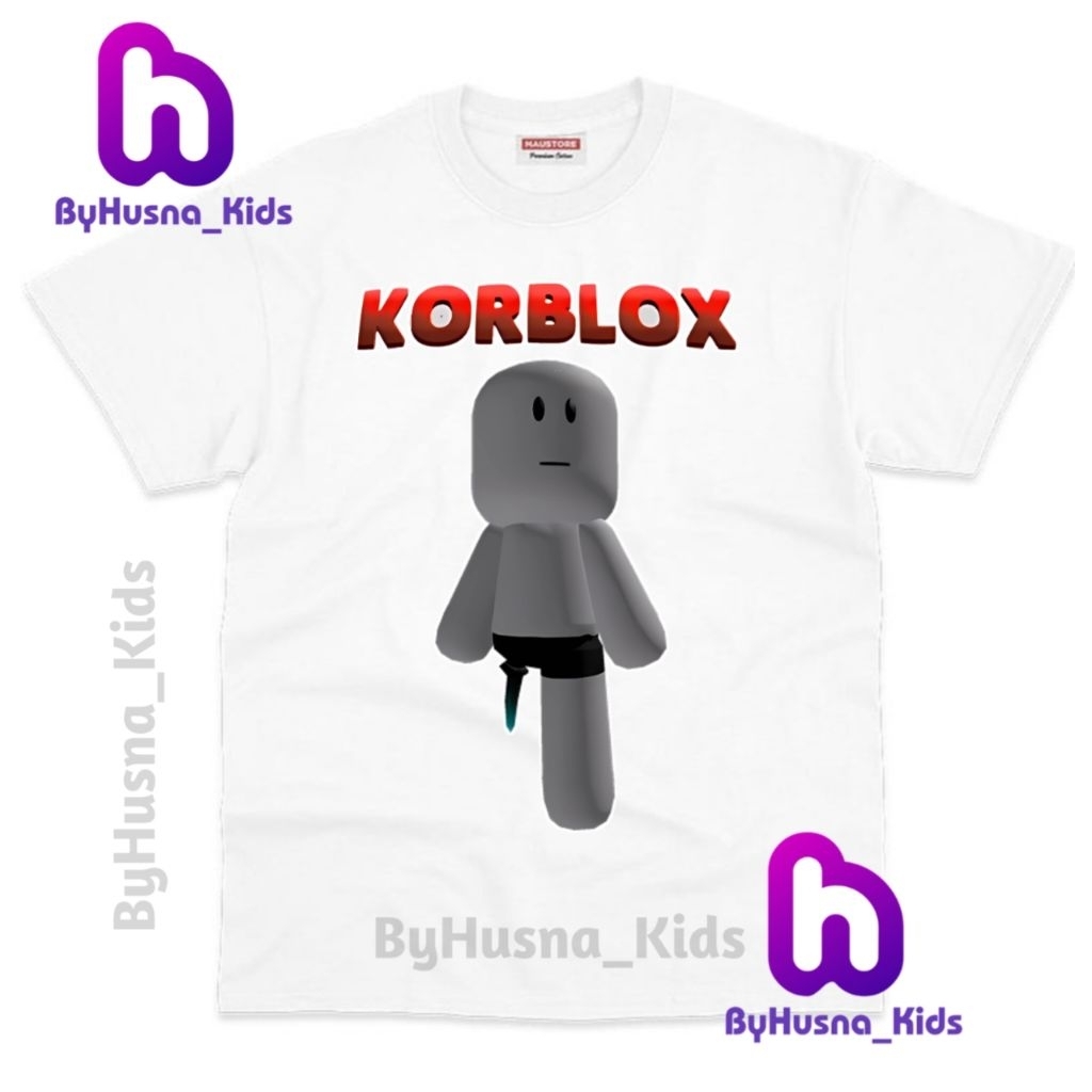 BAJU ANAK KAOS ANAK ROBLOX KORBLOX HEADLESS ANAK COWO LAKI LAKI