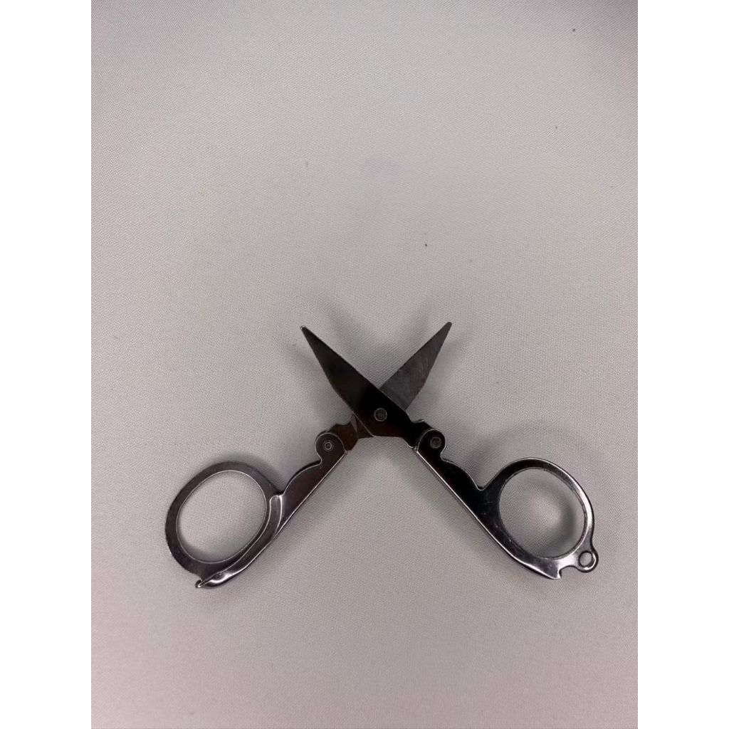 Gunting Lipat Mini Besi Saku Medis P3K Kotak Folding Scissors