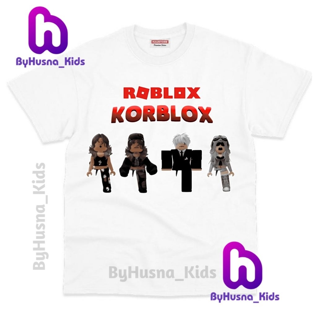 BAJU ANAK KAOS ANAK ROBLOX KORBLOX HEADLESS ANAK COWO LAKI LAKI