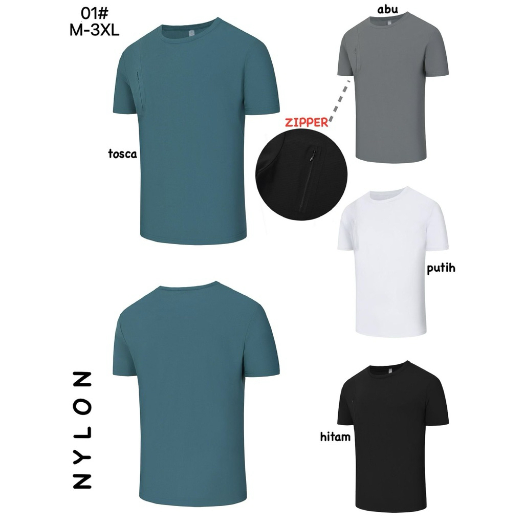 baju kaos olahraga pria baju atasan olahraga pria gym runing