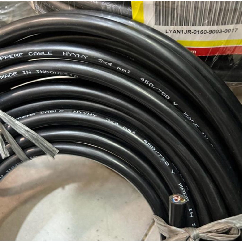 Kabel NYYHY 3x4 Jembo cable 100 Meter