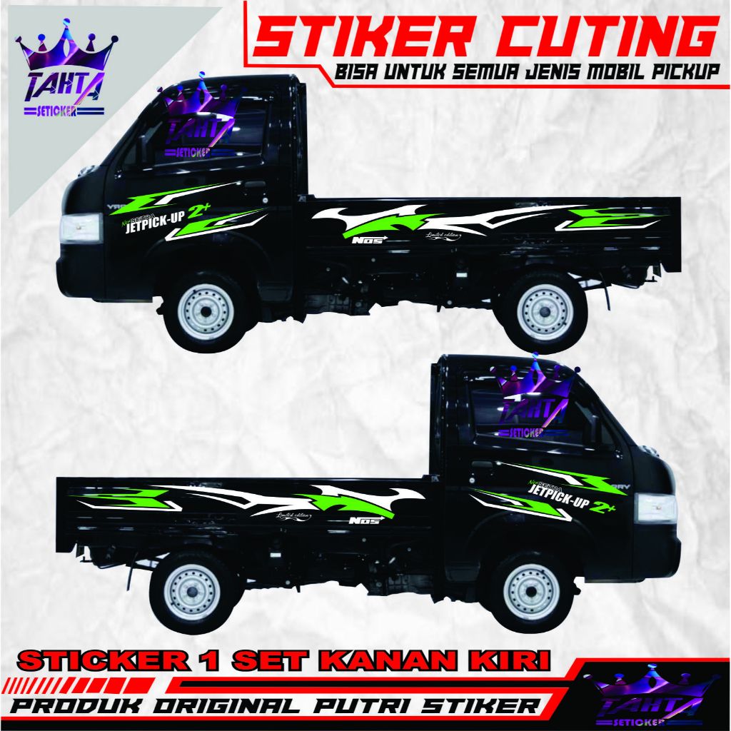 NEW Sticker mobil pickup carry stiker sticker mobil pick up suzuki new carry