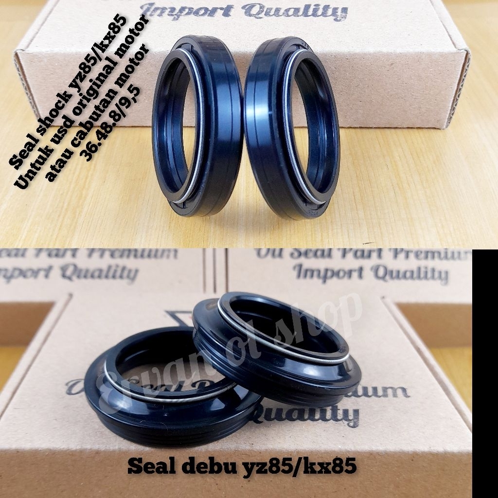 SEAL SIL SHOCK SOK KX85 YZ85 IMPOR TEBAL 9,5 MM USD KX85 THAILAND