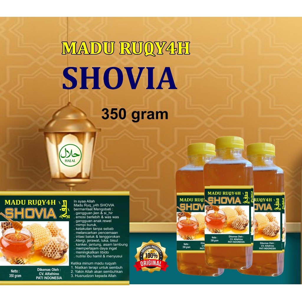 

MADU RUQ_Y4H SHOVIA 350 Gram I MADU SHOVIA