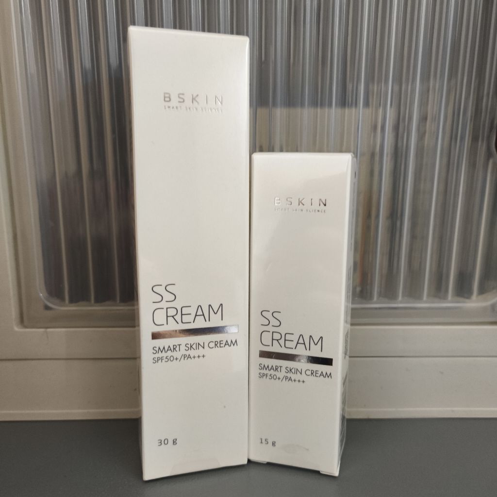 Hdi Bskin SS Cream 30gr 15gr sunblock spf 50+/pa+++ foundation ringan skincare make up smart skin cr