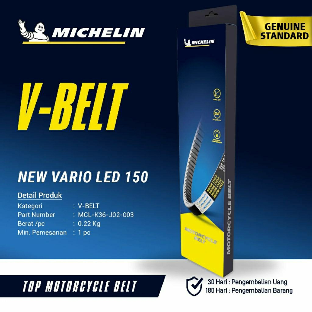 Michelin V-Belt New Vario LED 150
