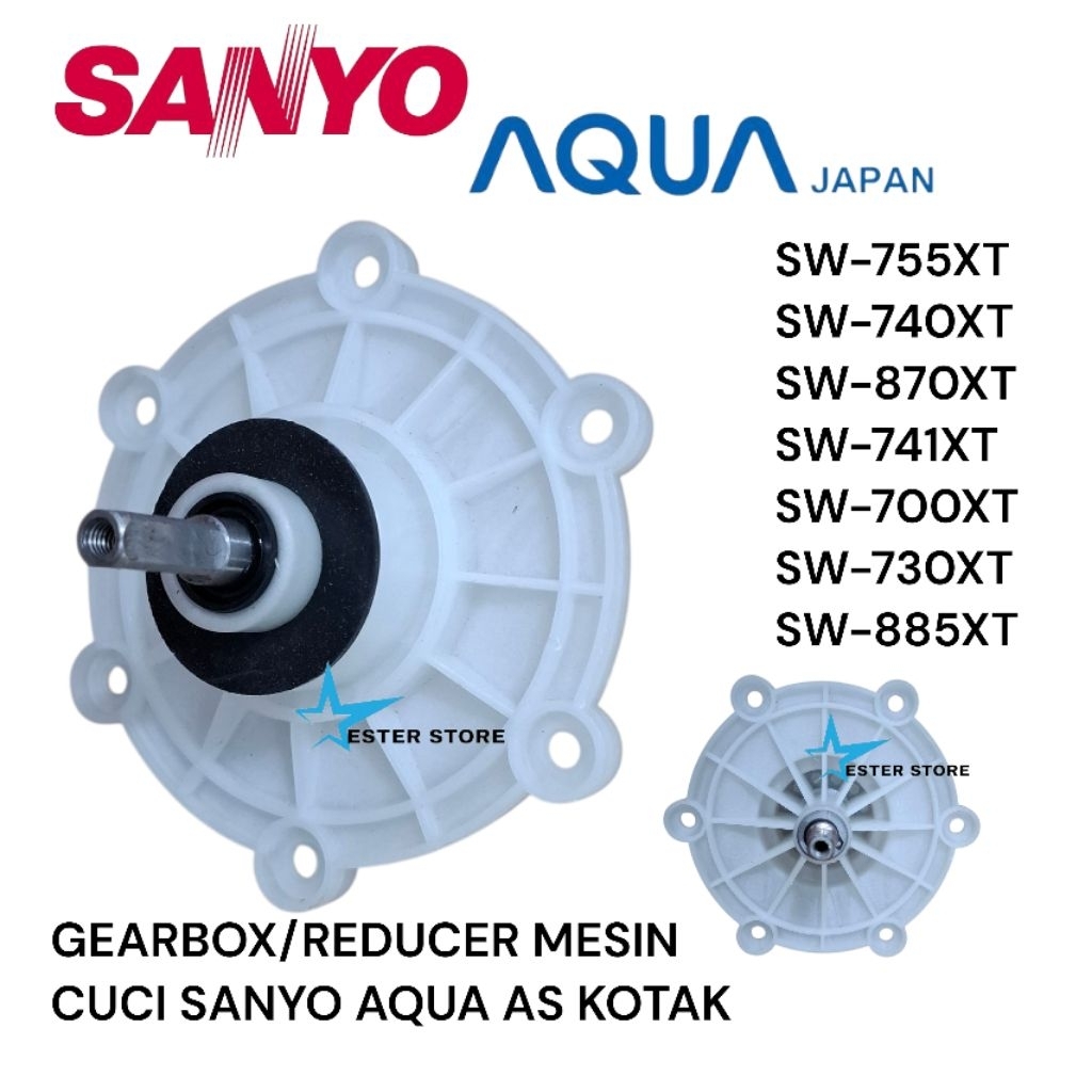 Gearbox/Reducer mesin cuci Sanyo Aqua Sw-755XT SW-740XT SW-870XT SW-741XT SW-700XT SW-730XT SW-885XT