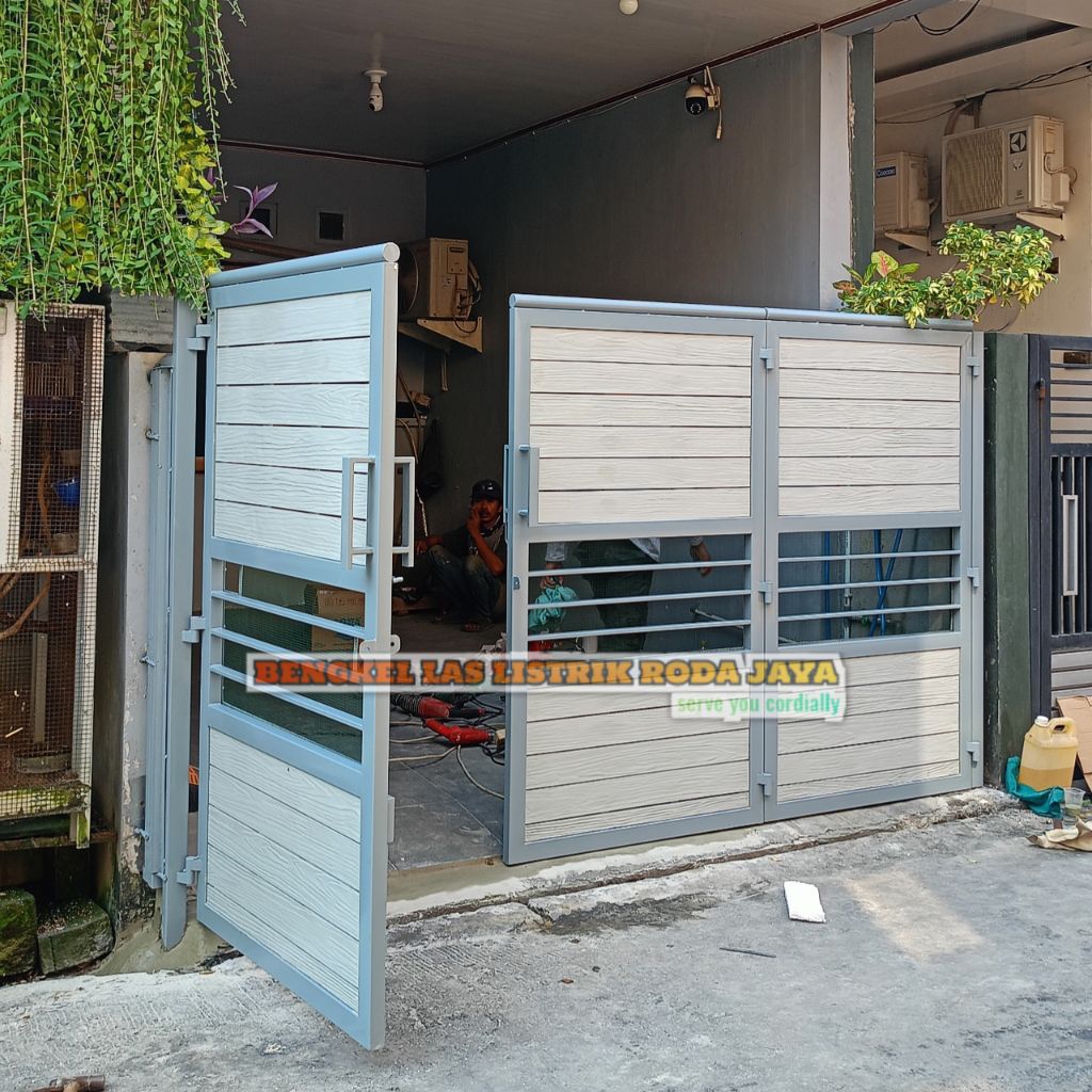 Pagar lipat / pagar lipat minimalis / pagar lipat modern / pagar rumah minimalis / pagar lipat doron