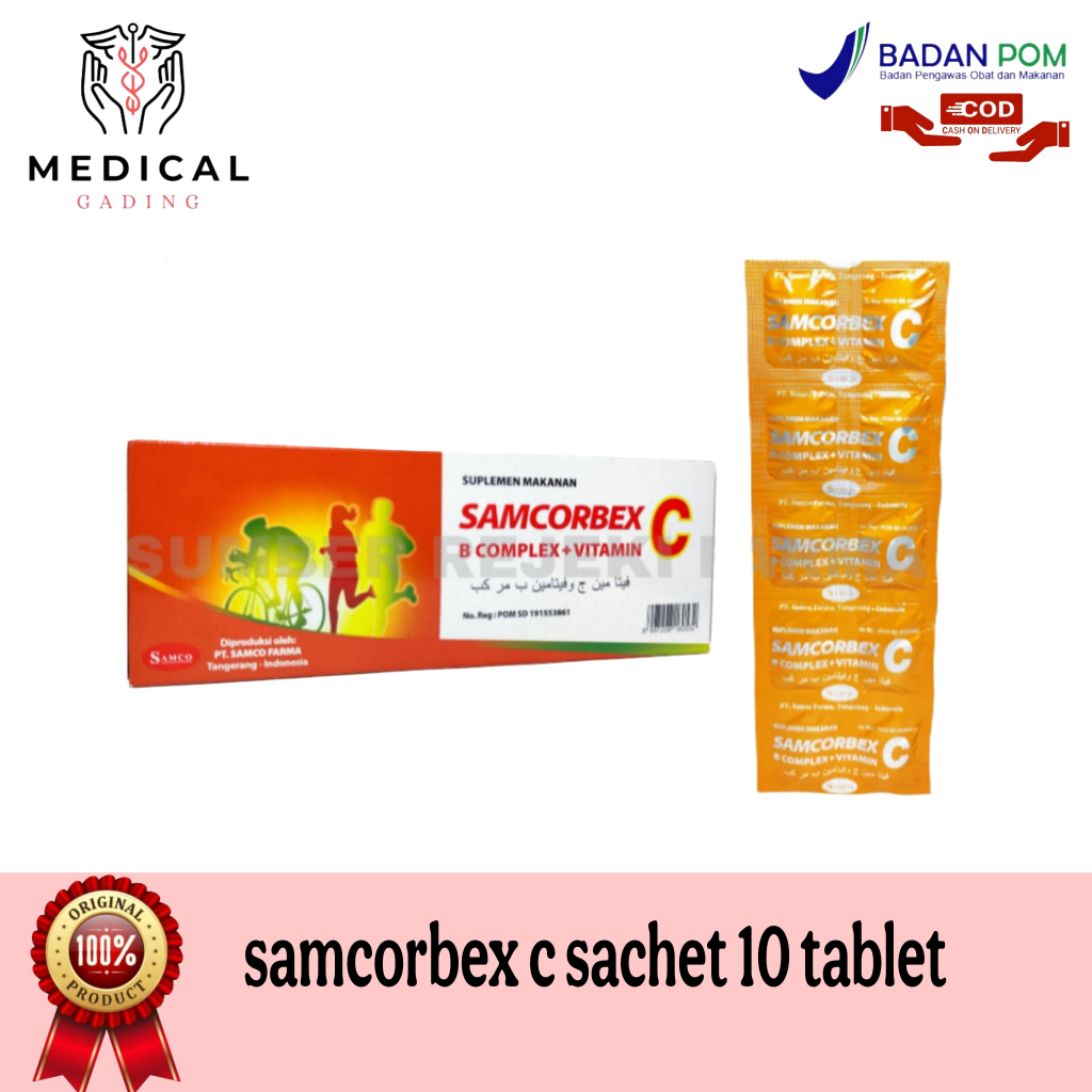 Samcorbex Vitamin C B Complex STRIP