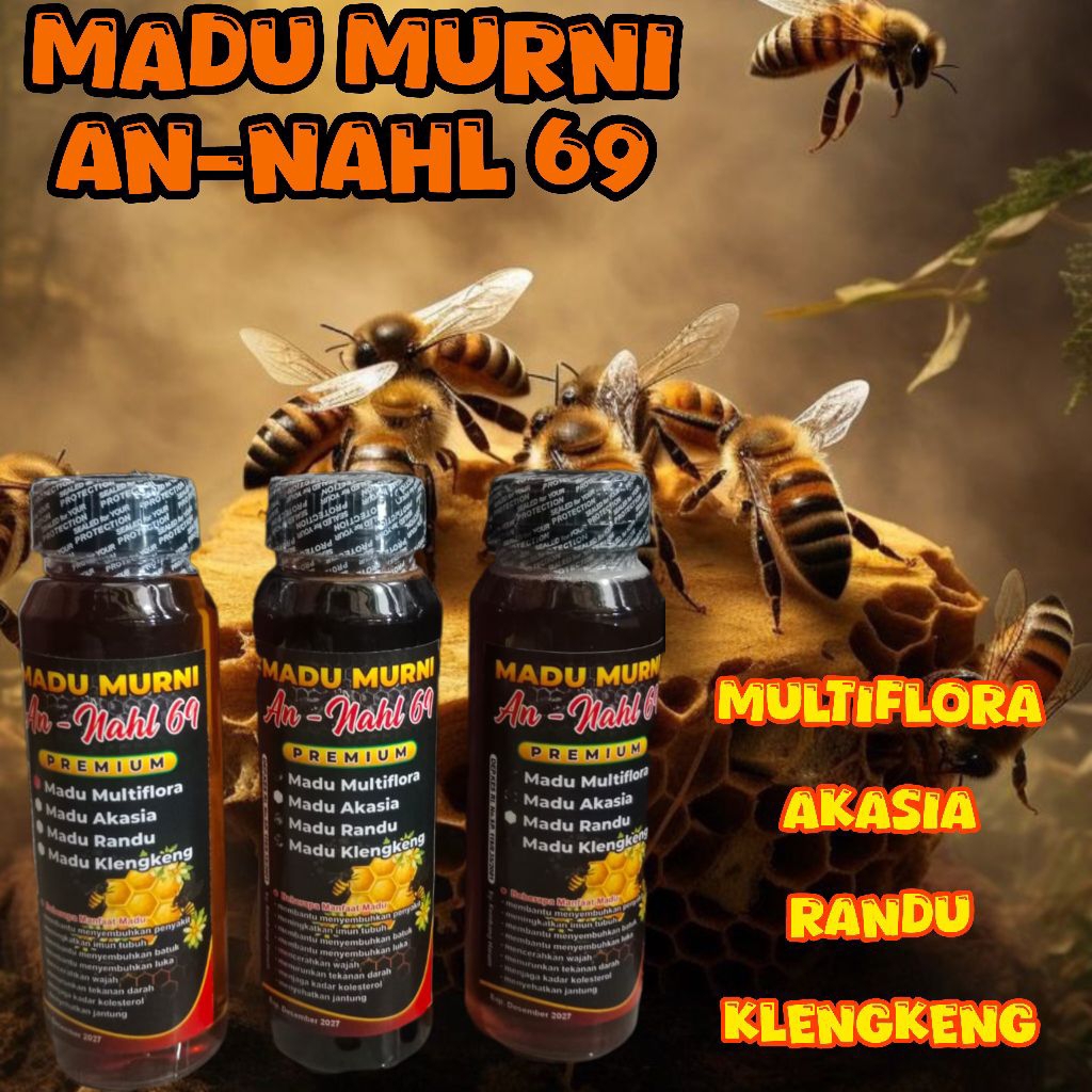 

Madu Murni / Madu Asli / Madu Akasia / Madu kelengkeng / Madu Multiflora / Madu Randu