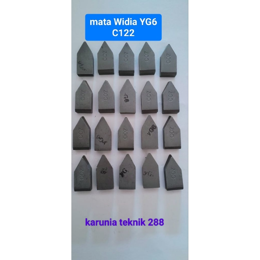 mata bubut Widia YG6 C122,mata bor sumur