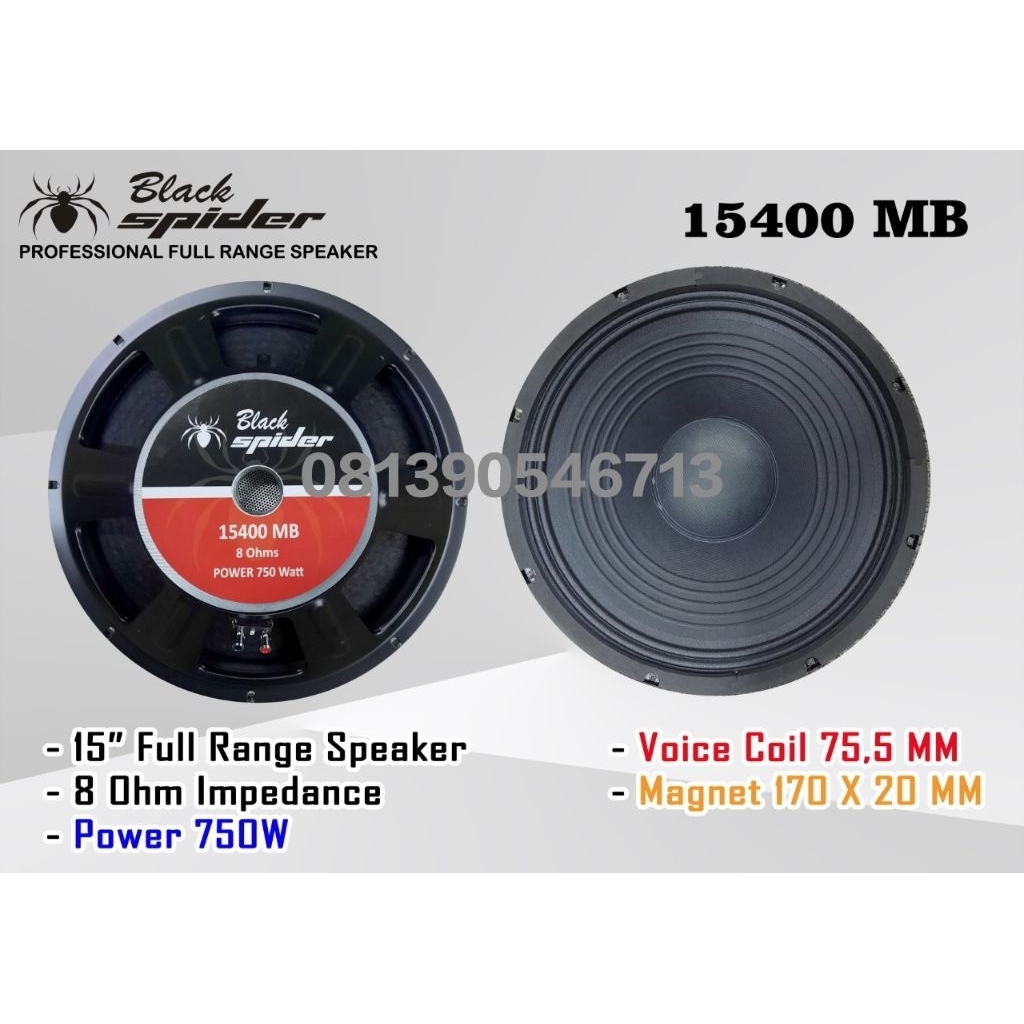 komponen speaker BS 15400