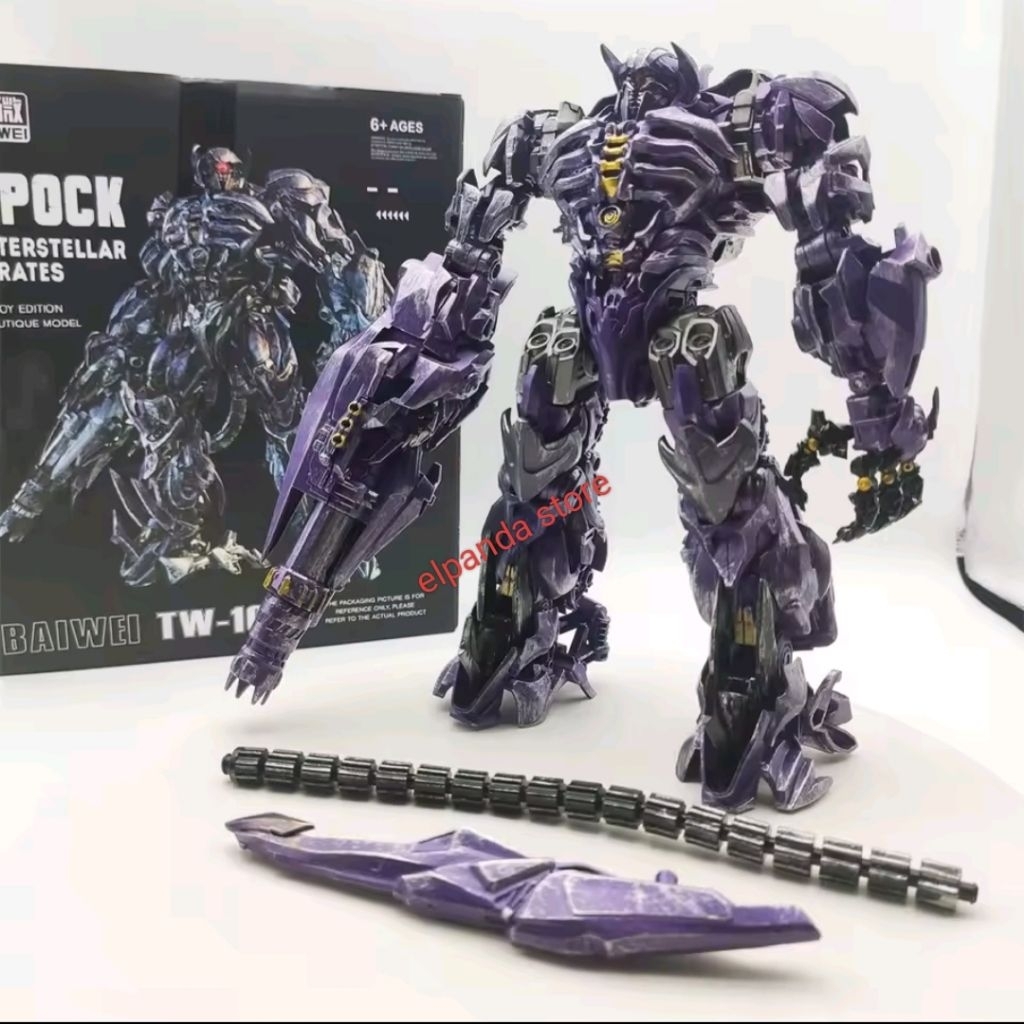 Robot Transformer Bmb Baiwei Deformation TW 1028 Shockwave Spock Figure