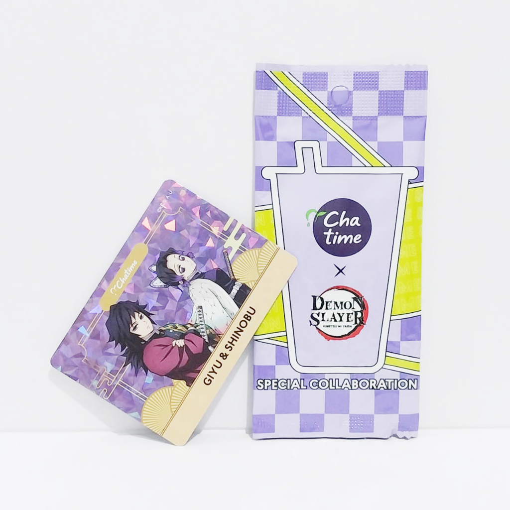 Chatime X Demon Slayer Card Official Merchandise Limited Edition