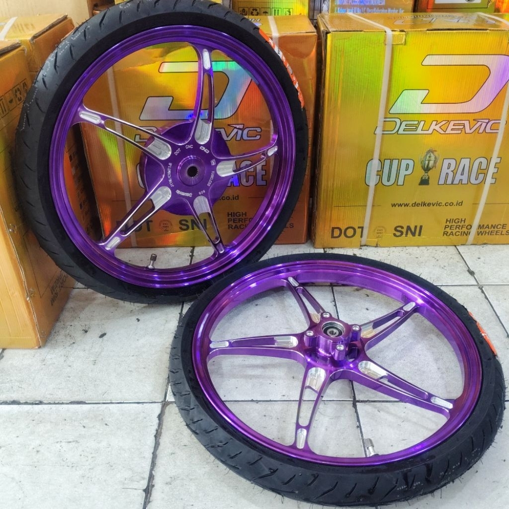 VELG DND DELKEVIC K SPEED BINTANG LAUT RING 17 MIO SPORTY/MIO SMILE/MIO J/FINO 115/SOUL GT OLD/BEAT/