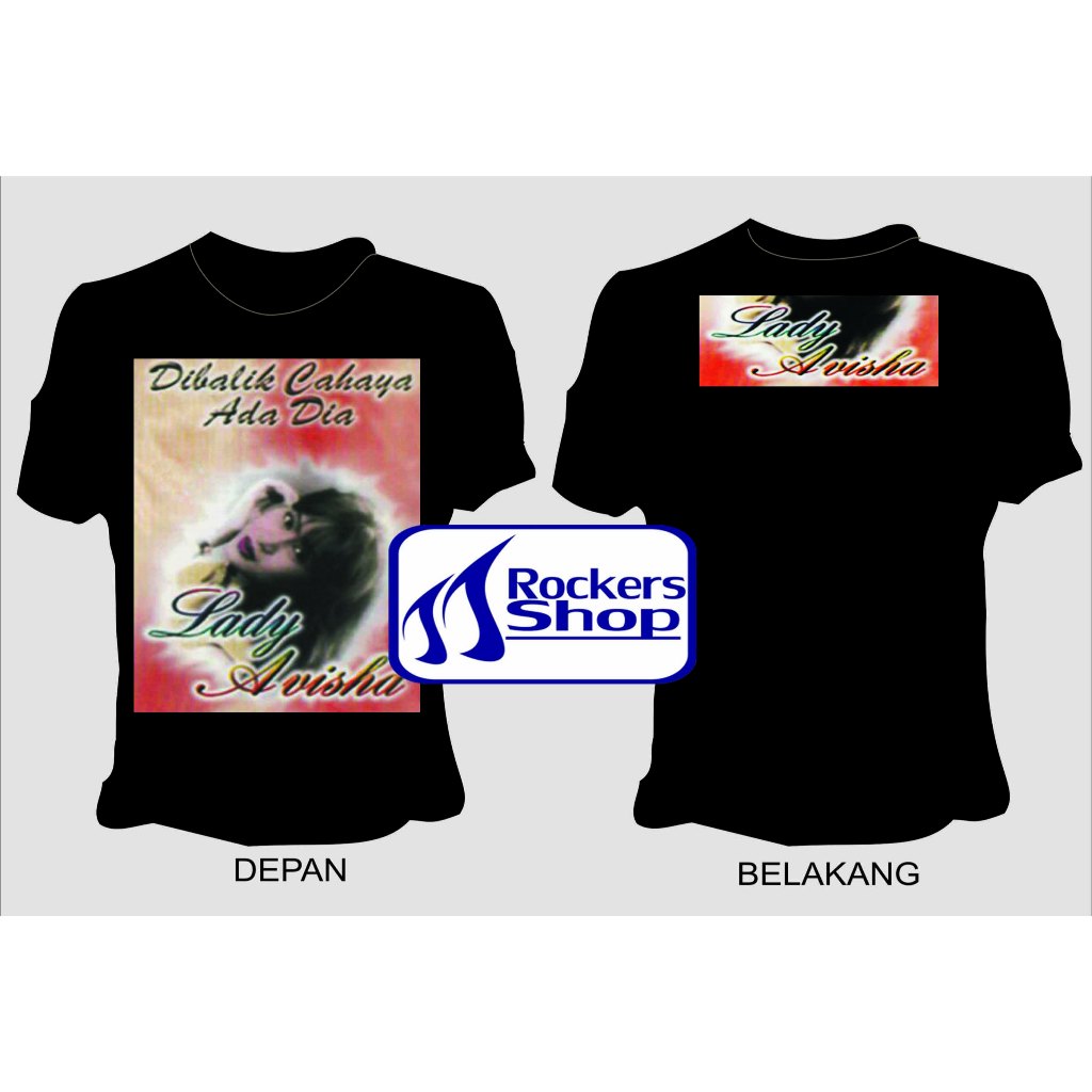 KAOS LADY AVISHA ALBUM DIBALIK CAHAYA ADA DIA PENYANYI ROCK LAWAS LEGENDA