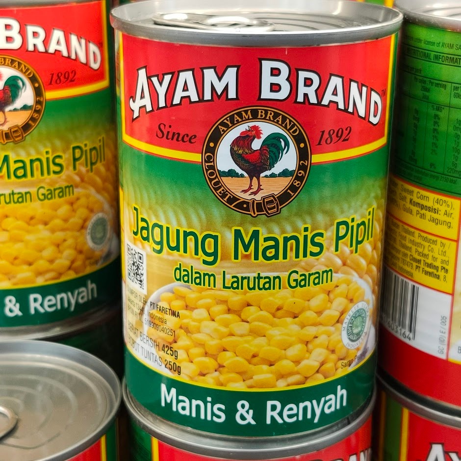 

AYAM BRAND Jagung Manis Pipil Kaleng 425gr