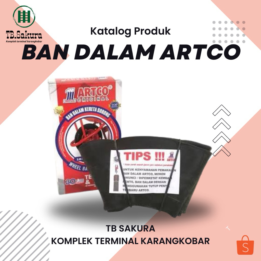 BAN DALAM GEROBAK ANGKONG ARTCO - BAN DALAM ARTCO