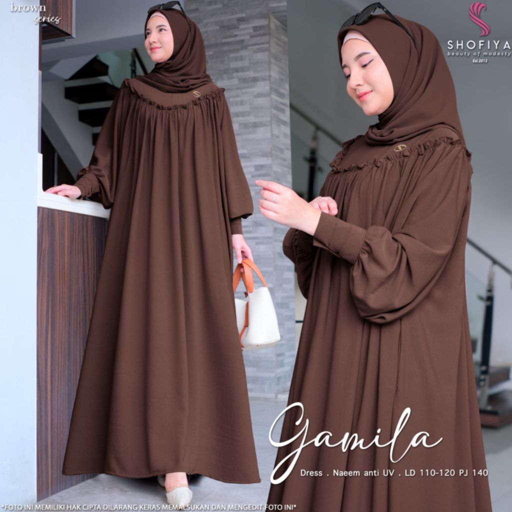 GAMILA DRESS Ld 110 ORI SHOFIYA