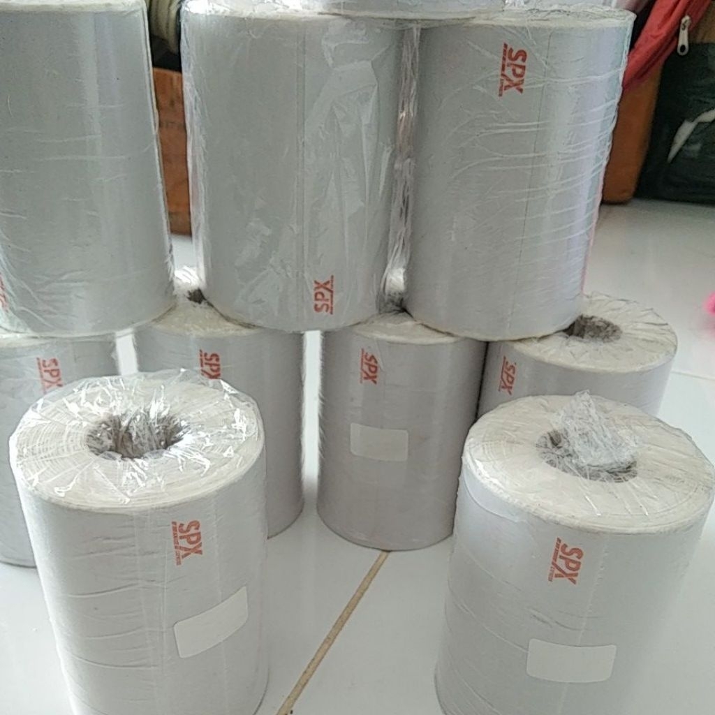 kertas resi printer ukuran 100x120 rol isi 244 pcs ada logo spx