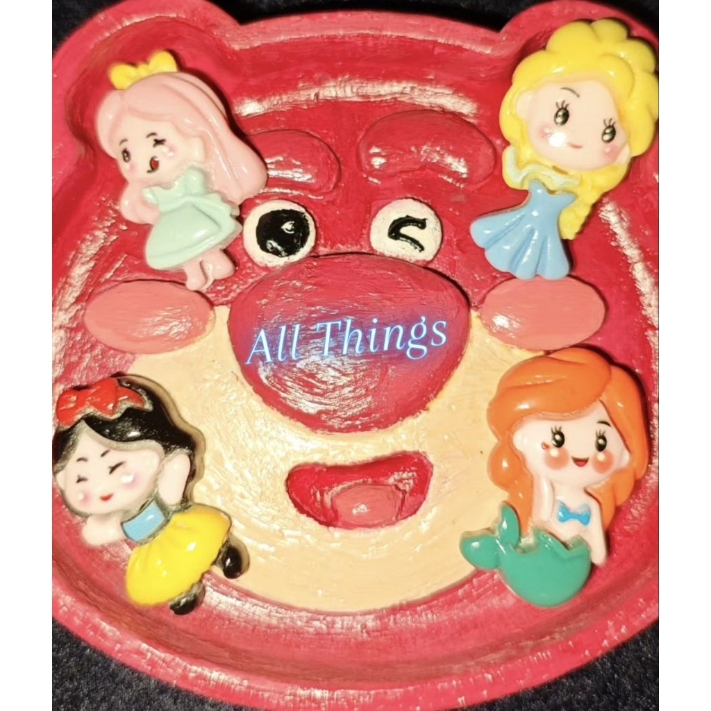 clay resin disney princess sudah berlubang (10pc)