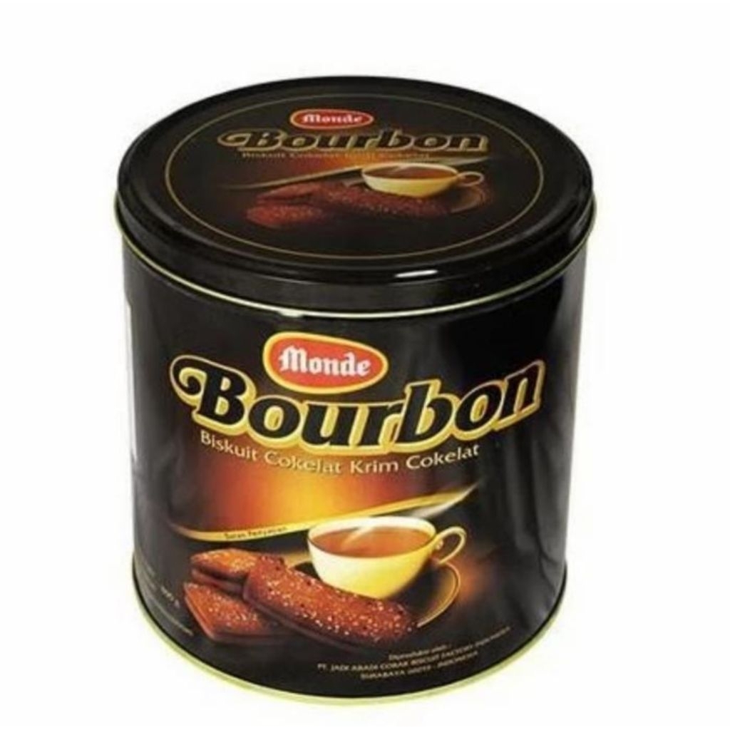 Monde bourbon biskuit coklat 800gr kaleng