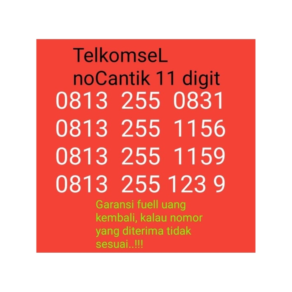 simPATI no cantik 11digit murah