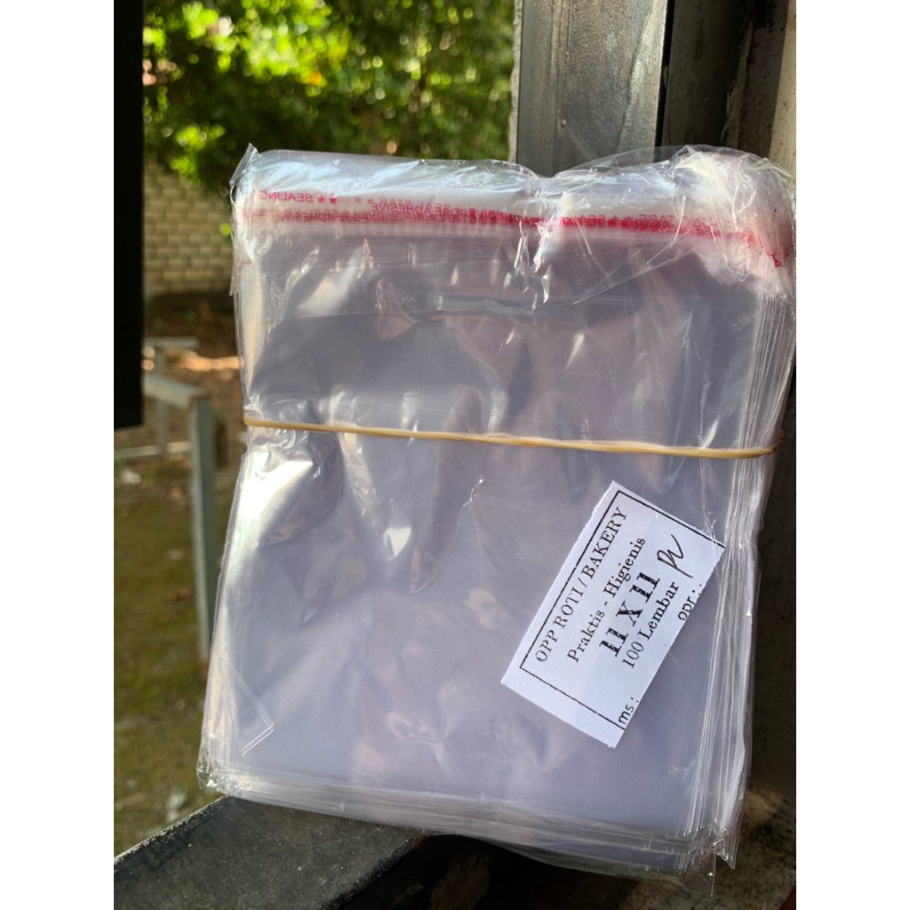 Plastik opp Plastik Donat Plastik jajan plastik klip plastik OPP uk 11x11