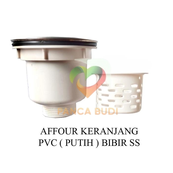 Afur Pvc BESAR Avur Sink Wastafel Cuci Piring / Affour Plastik PVC / Saringan Bak Cuci Piring PB8