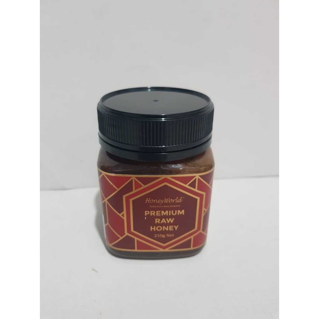 

madu honeyworld honey world preium raw honey 250gram
