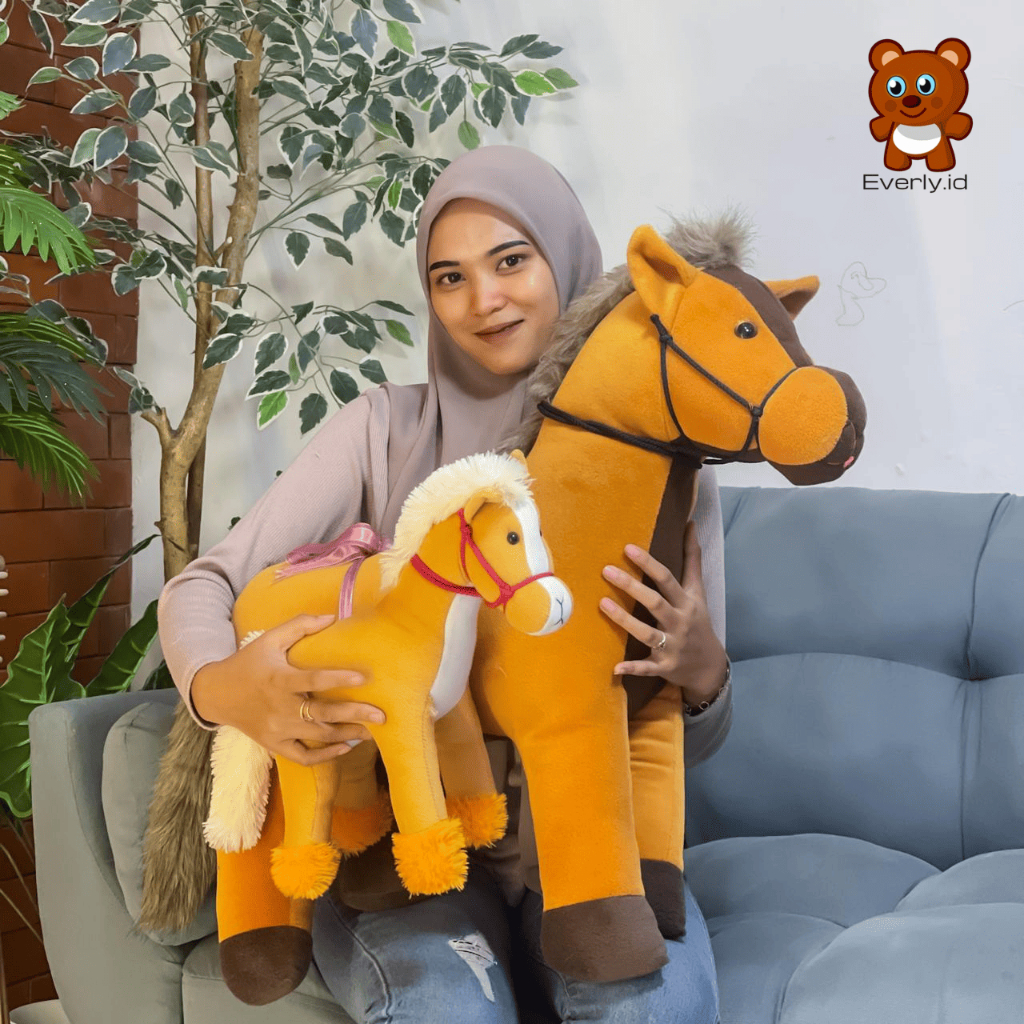 SNI  Boneka Kuda Jumbo 1,1 Meter Standing berdiri Premium 1m