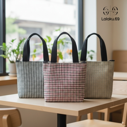 Tas wanita mini simple / tas wanita casual kecil elegant bahan dolby tebal waterproof