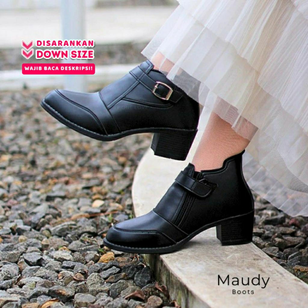 ONE LOVE MAUDY - SEPATU BOOTS WANITA