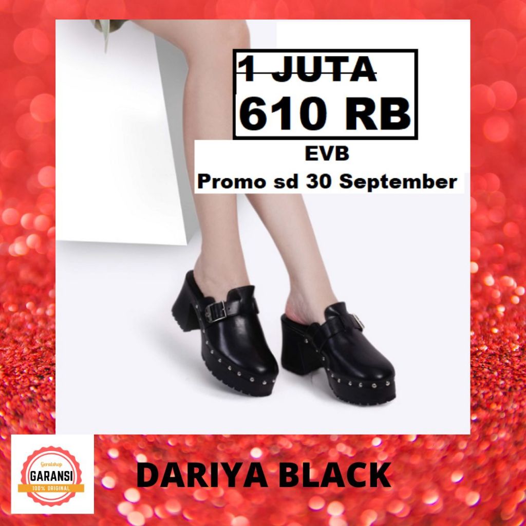 Sepatu heels wanita EVB seri DARIYA 100% Original