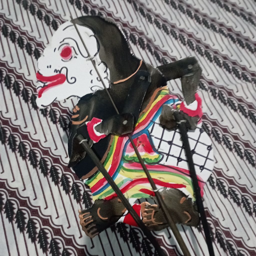 Wayang Kulit Kertas Bagong 40 cm Punokawan