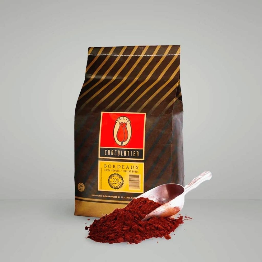 COKLAT BUBUK TULIP BORDEAUX 100GRAM REPACK / TULIP COKLAT BUBUK BORDEAUX 100GR