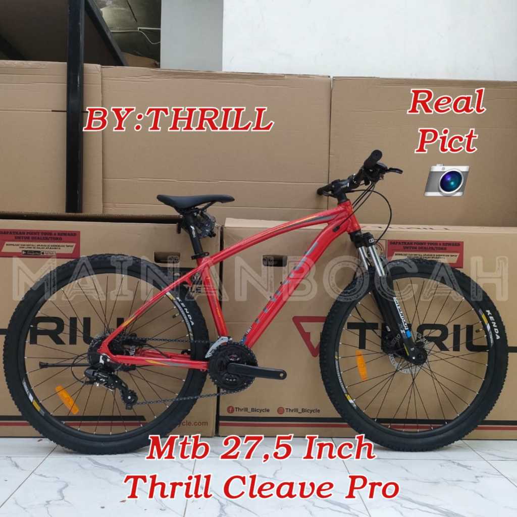 TERMURAH Sepeda Gunung Mtb 27,5 Inch Thrill Cleave Pro 27,5 Inch Thrill Cleave Pro TERBARU