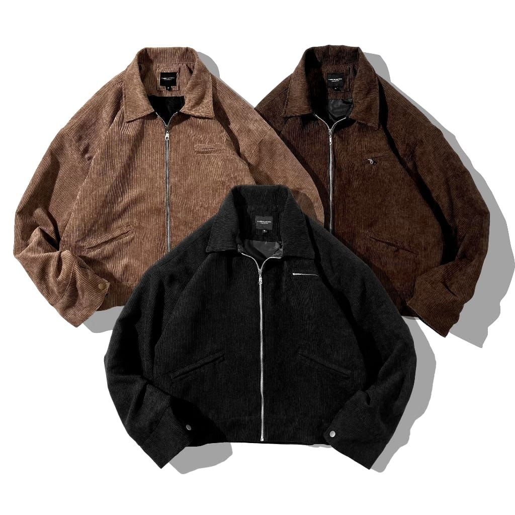 Work Corduroy Jacket Boxy Unisex Polos