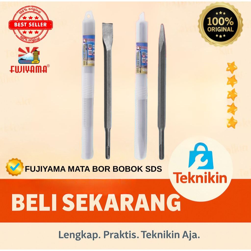 Fujiyama - SDS-Plus Chisel - Flat