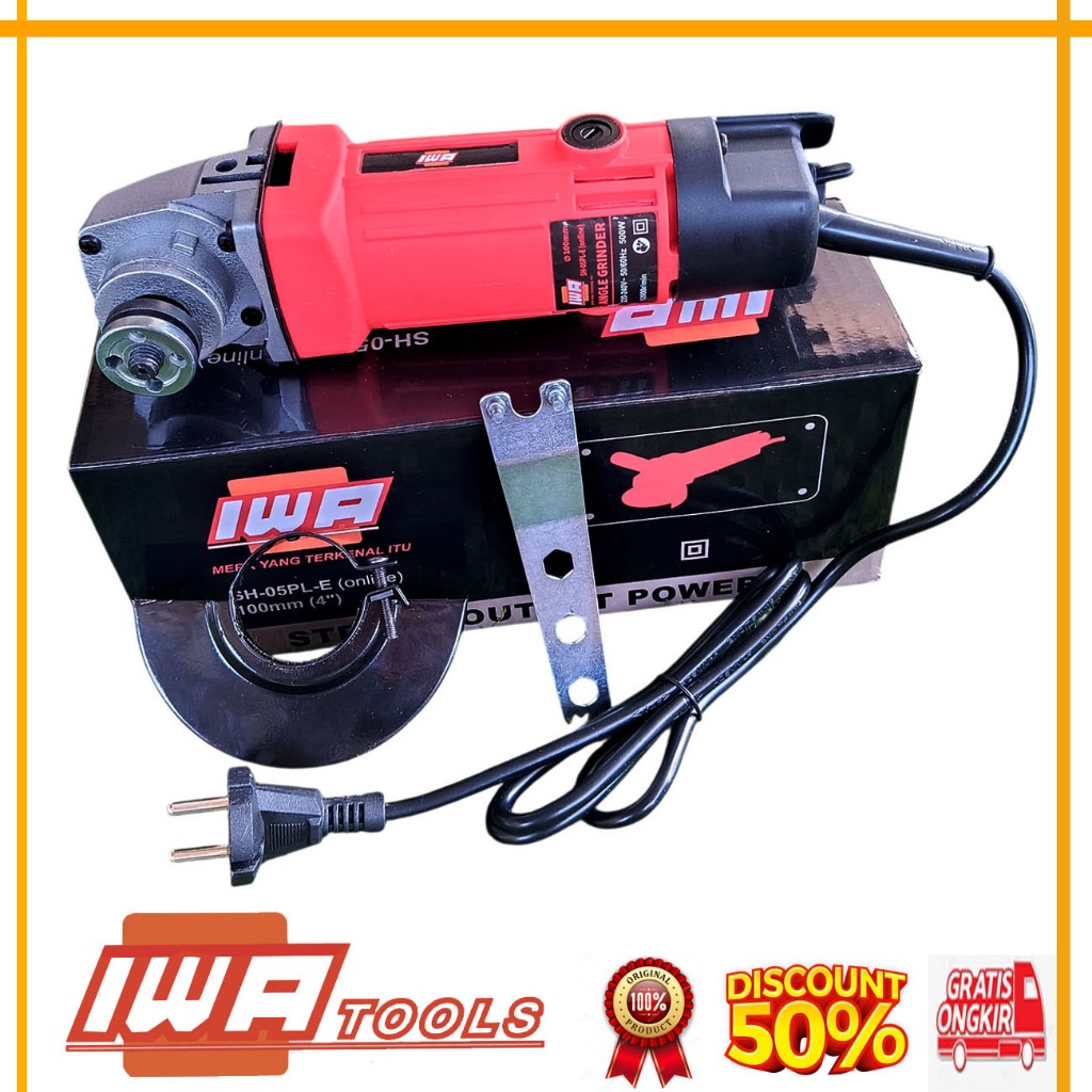 IWA Mesin Gerinda berkualitas Grinda Tangan, Poles, Piringan Amplas, Amplas | Gerinda Tangan