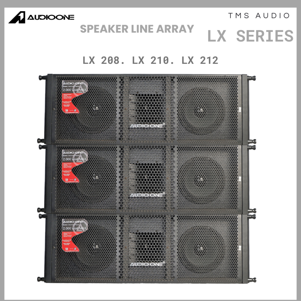 Speaker line array Audio one original Lax-208 Lax-210 Sound System Gantung Lemparan Jauh
