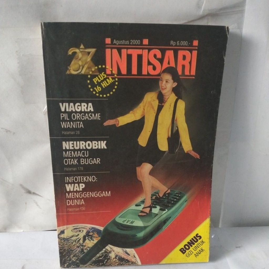 Majalah bekas intisari Agustus 2000 no 446